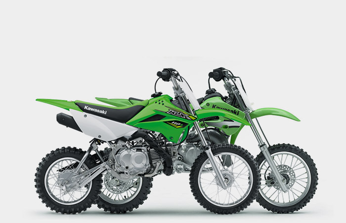 Kawasaki KX 65, 85, KLX 110 (age 7 to 15) & KSR 110